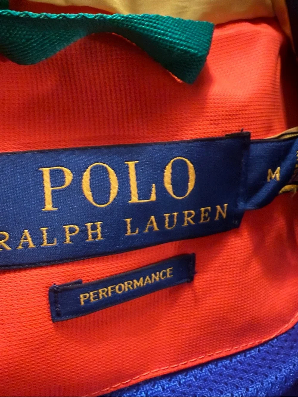 Ralph Lauren colorblock raincoat